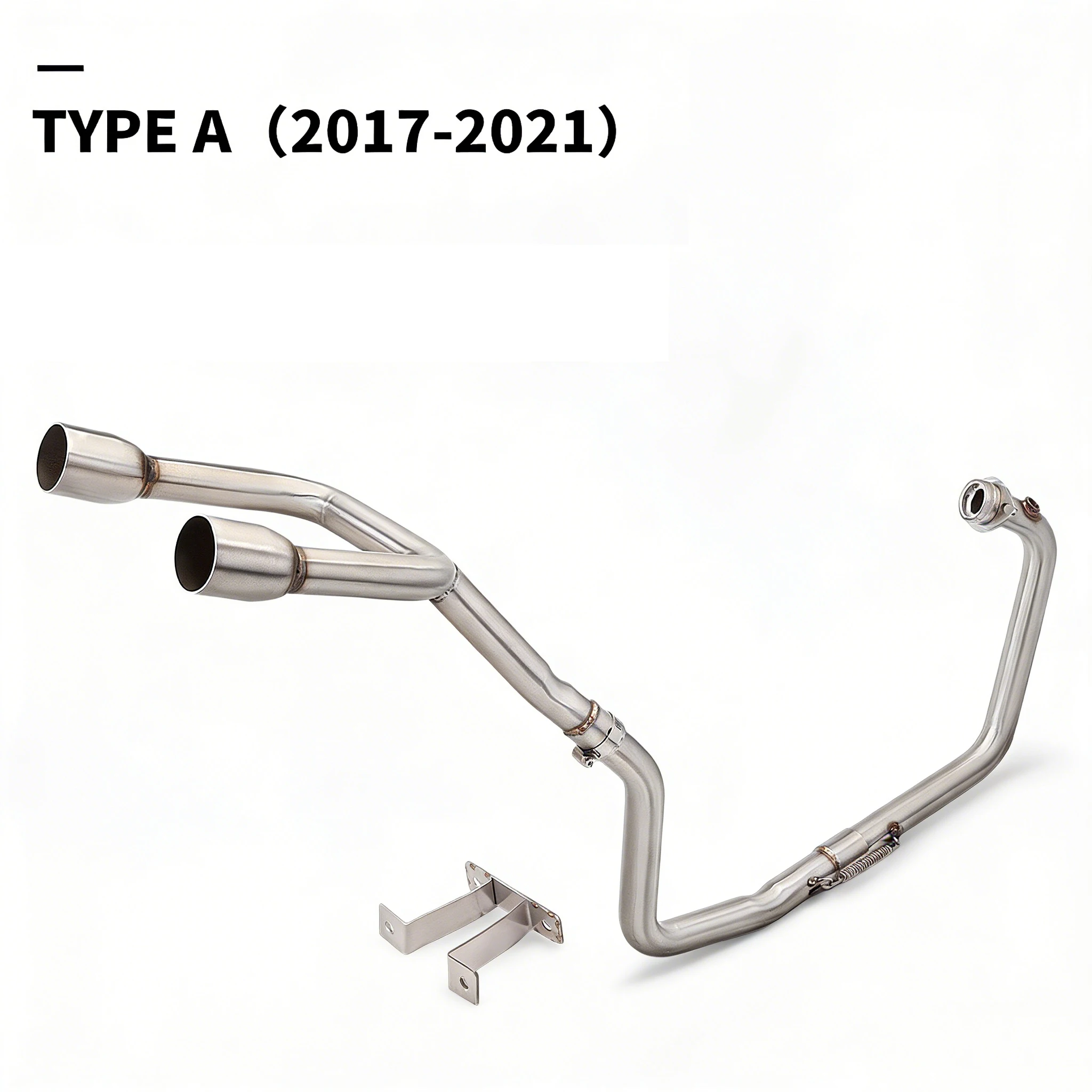 50.8MM Universal Motorcycle Full System Exhaust Escape Stainless Steel  Front Link Pipe For GSX150R GSXR150 GSX-S150 GSX S150