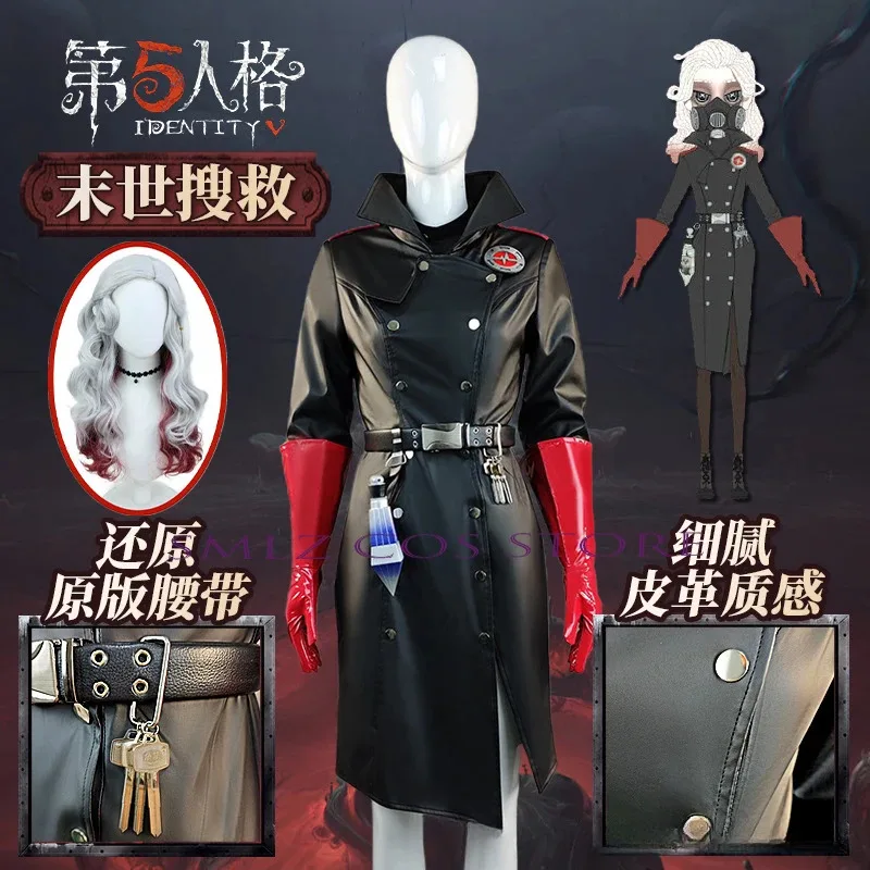 

Game Identity V Ada Mesmer Psychologist Cosplay Save Uniform Suit Dresses Costume Wig Party Outfit Suit for Woman