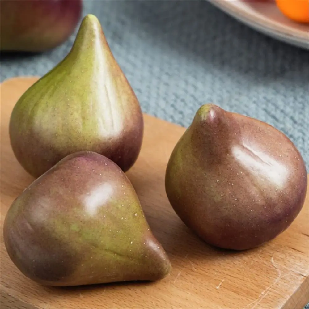 

Simulation Fig Ornament Artificial Fruit Model Food Photography Props Furnishing Toys Home Party Decoration