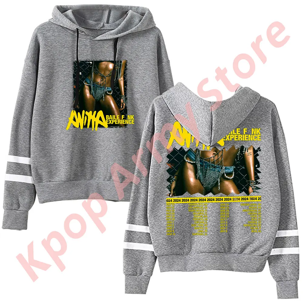 Anitta Baile Funk Experience Tour Merch Pullovers Winter Women Men Fashion Casual Hooded Sweatshirts