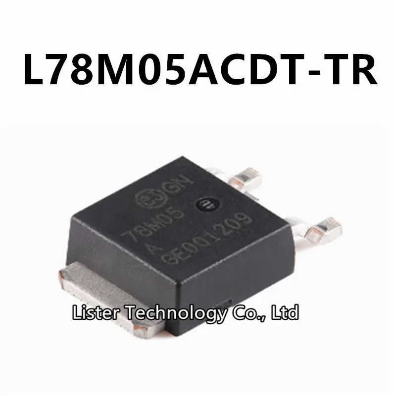 10~100PCS/Lot New L78M05ACDT-TR TO-252 78M05 78M05A L78M05 L78M05A L78M05AC L78M05ACD L78M05ACDT TO252 SMD