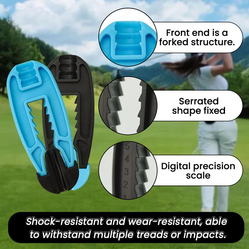 Adjustable Golf Tee Height Tool Easy To Use Durable Golf Training Aid Precision Tee Height Setter Golf Ball Accessories