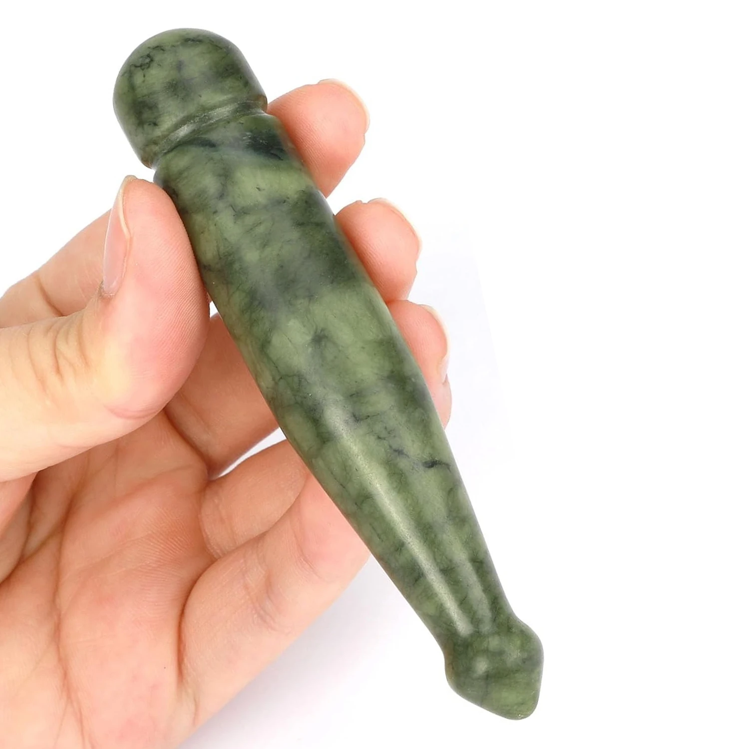 

Jade Trigger Point Acupressure Gua Sha Massage Acupuncture Pen Body Relax Self Massage Deep Tissue Tool Reduce Muscle Soreness