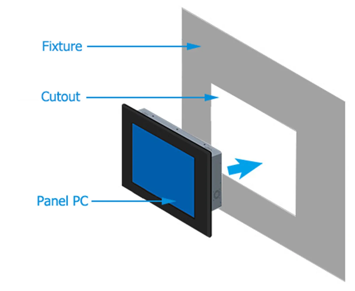 Hystou intel celeron j1900 embutido painel industrial pc 19.1 Polegada onboard4g gpio 1280*800 ip65 tela de toque tablet windows10