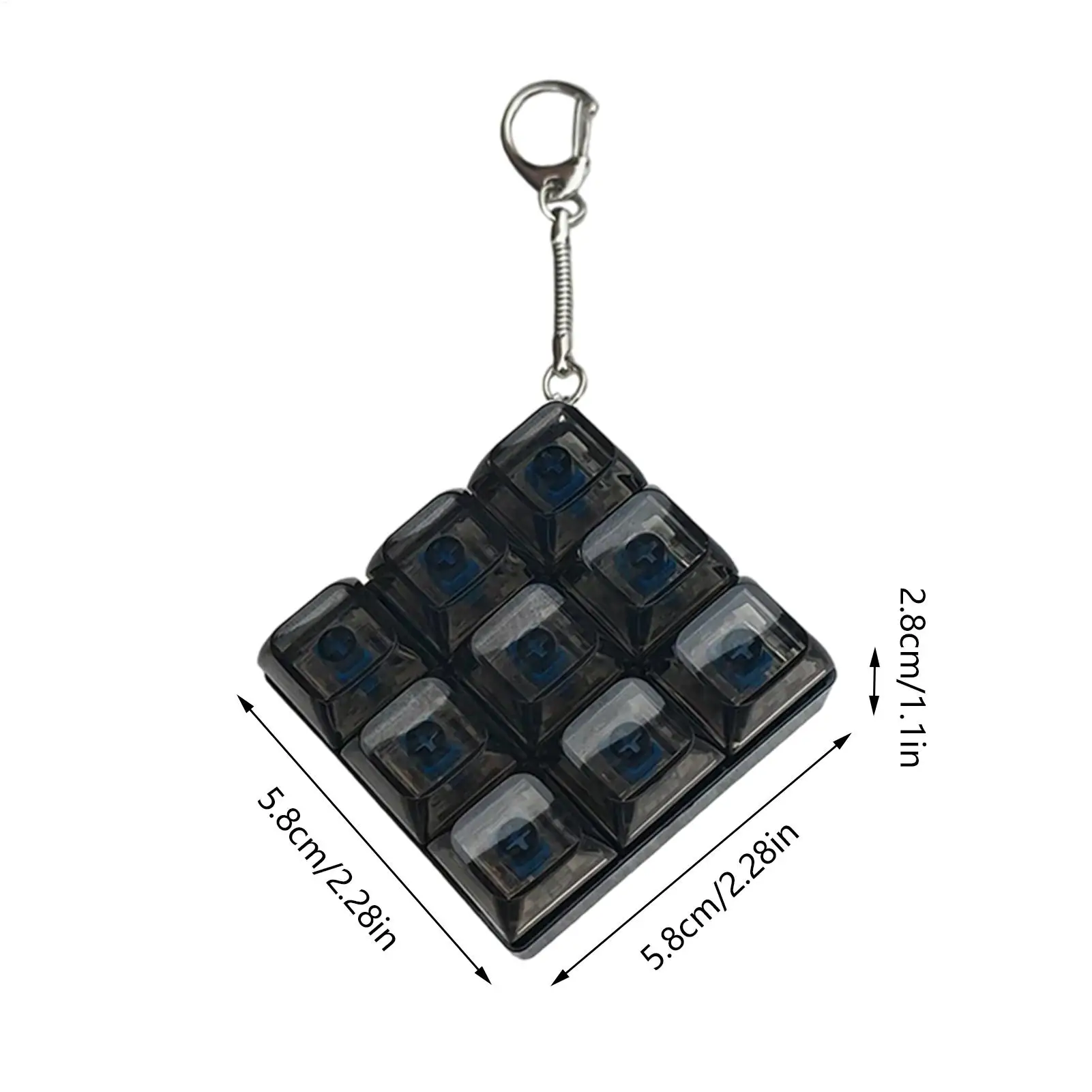 9 مفاتيح لوحة المفاتيح الميكانيكية محور اختبار إصبع لوحات المفاتيح مفتاح لعبة الإجهاد الإغاثة تململ زر اللعب Keycap المفاتيح هدية #6