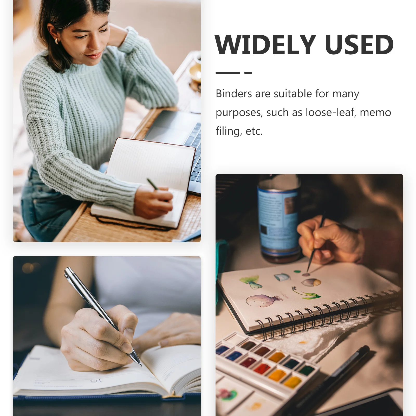 

44pcs Plastic Discbound Binding Discs Round Expansion Binder Rings For Diy Notepads Planners Smooth Home Office School