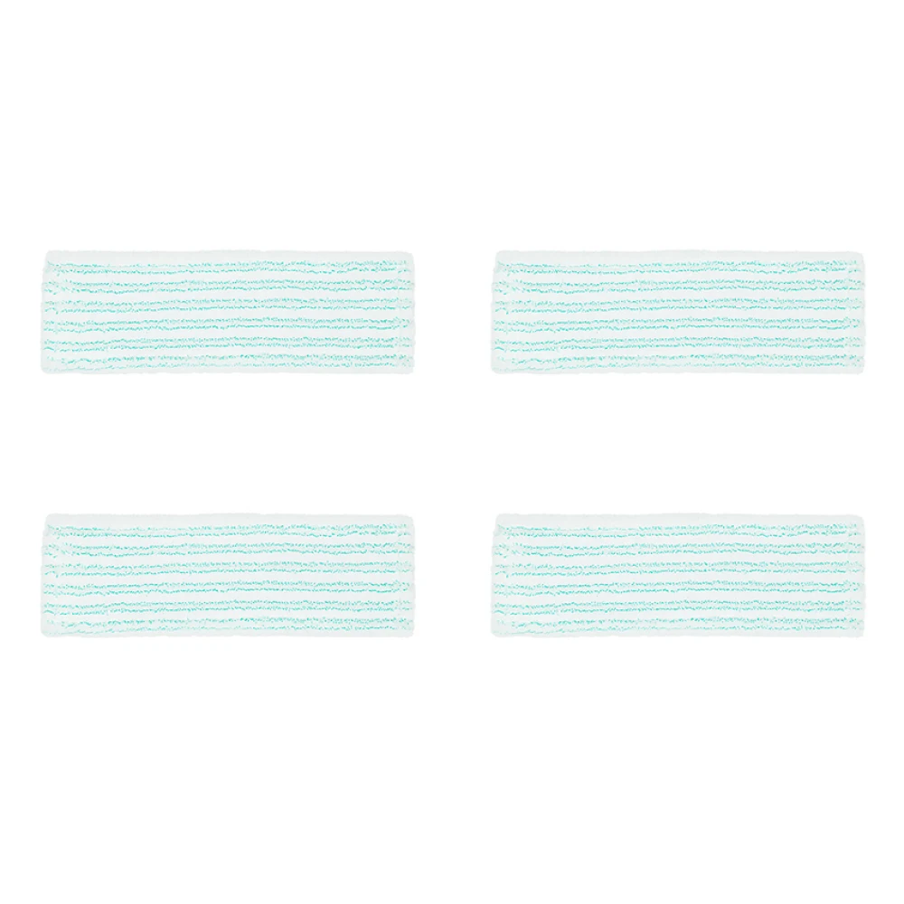 

4 шт. плоская ткань для швабры из микрофибры с зажимом для влажной и сухой уборки, салфетка для чистки мрамора/дерева/винила/керамики для Leifheit Profi XL