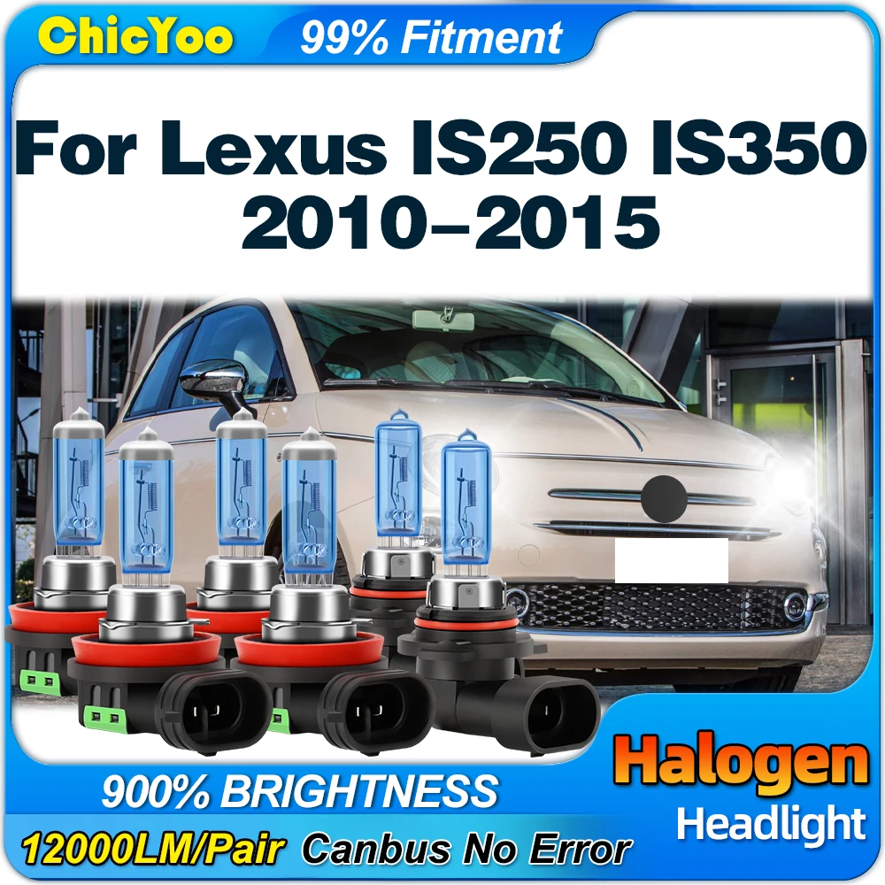 

6000K Super White Auto Headlight 30000LM Car Xenon Haloge Light 12V Fog Lamp For Lexus IS250 IS350 2010 2011 2012 2013 2014 2015