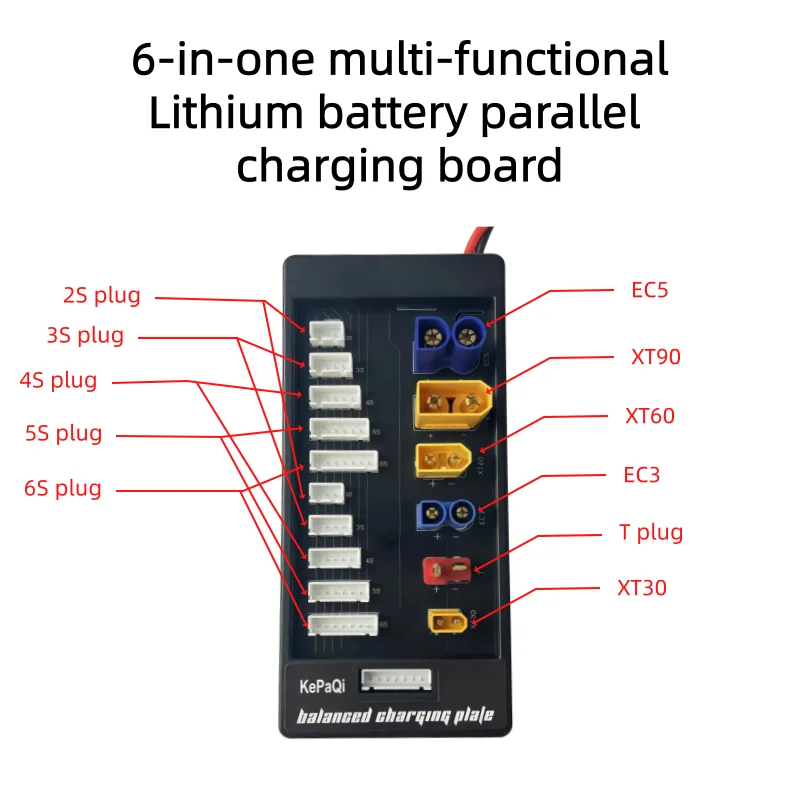 Multi 2S-6S Lipo Parallel Ausgewogene Lade Board XT60 Stecker Für RC Batterie Ladegerät B6AC A6 720i parallele Lade Platte Bord