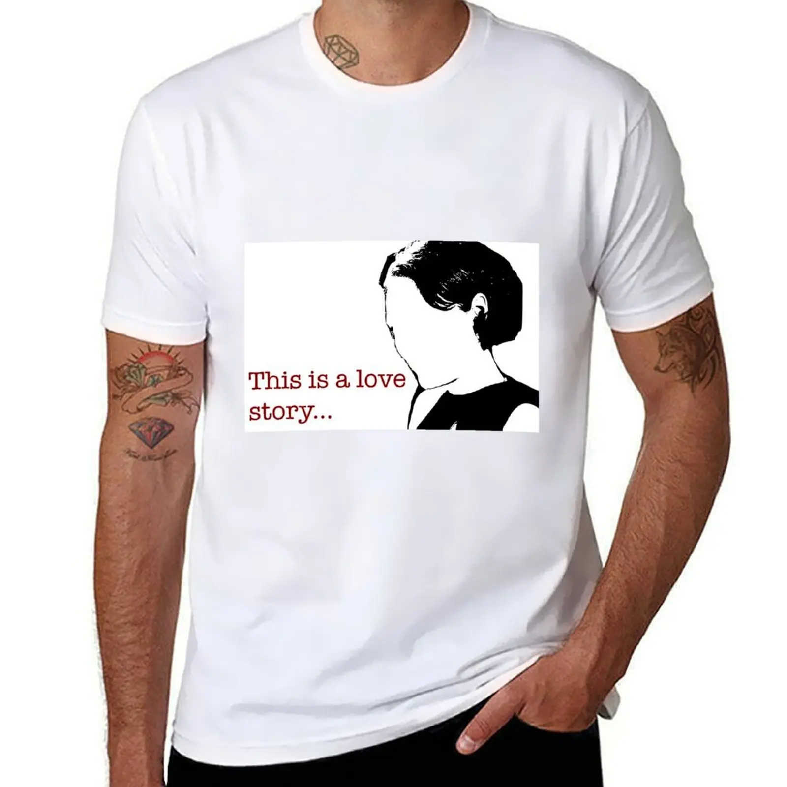 

Fleabag Sticker - This is a love story T-Shirt anime tshirt t shirts for man slim fit T-Shirt