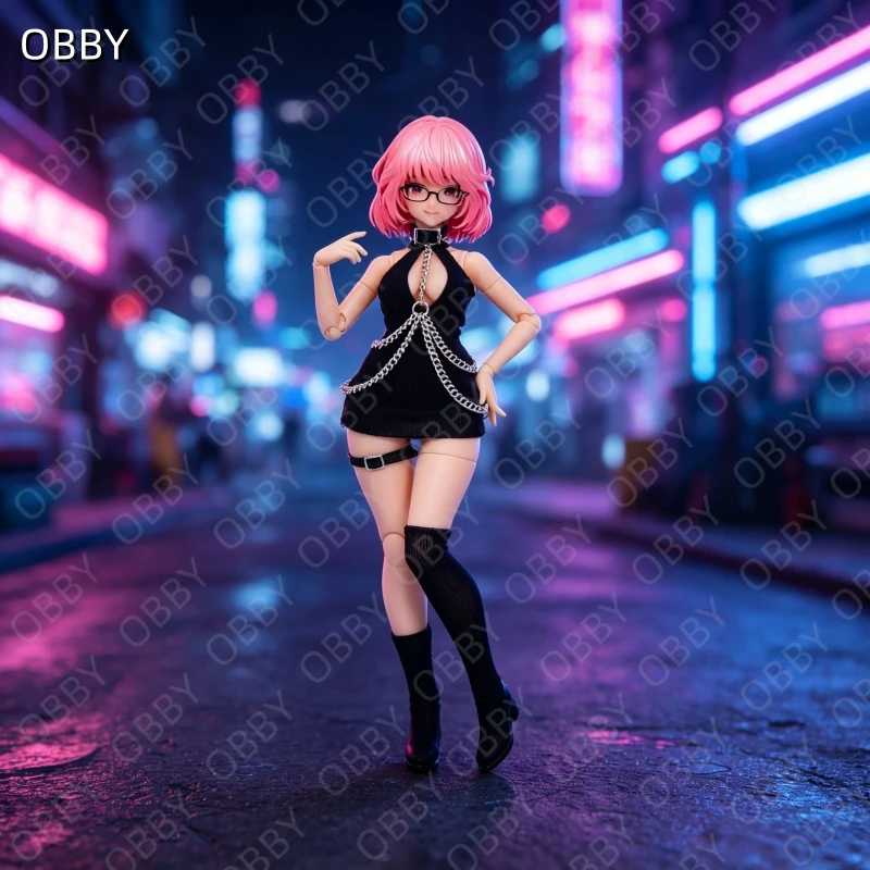 Spice Girl Dress For 1/12 SNAIL SHELL romankey figure figma shf TBL ANT Mecha Girl Azone 1/12 picco neemo Doll Clothes