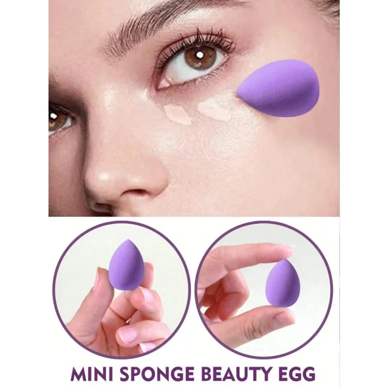 20개입 여행용 휴대용 재사용 가능한 물방울 모양 미니 블렌더 스펀지 뷰티 화장품 파운데이션 화장 스펀지 메이크업 블렌더