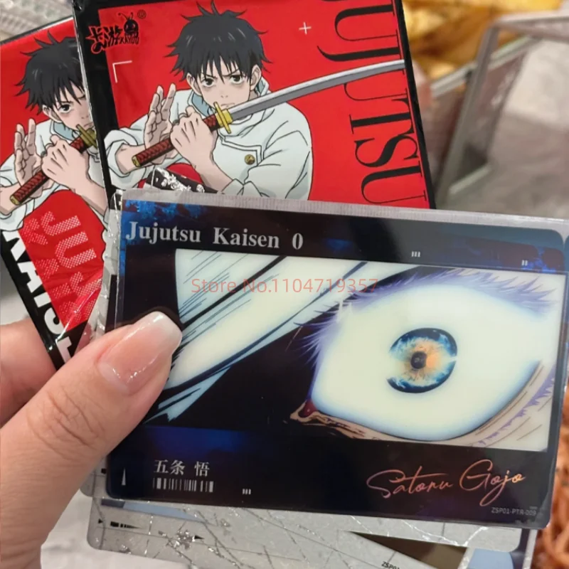 Authentische Kayou Jujutsu Kaisen Sammelkarten: Gojo Satoru, Itadori Yuji, Fushiguro Megumi Anime-Merchandise-Karten, Spielzeug und Geschenke