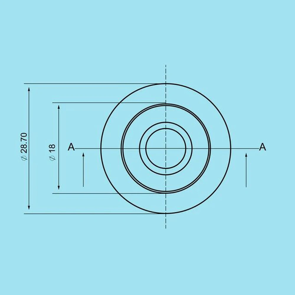 ZDC OEM IPG 레이저 세라믹 링 깍지 거치대, IPG 파이버 레이저 커팅 헤드 부품, 직경 28.7 mmH10.5M11, 로트당 3 개