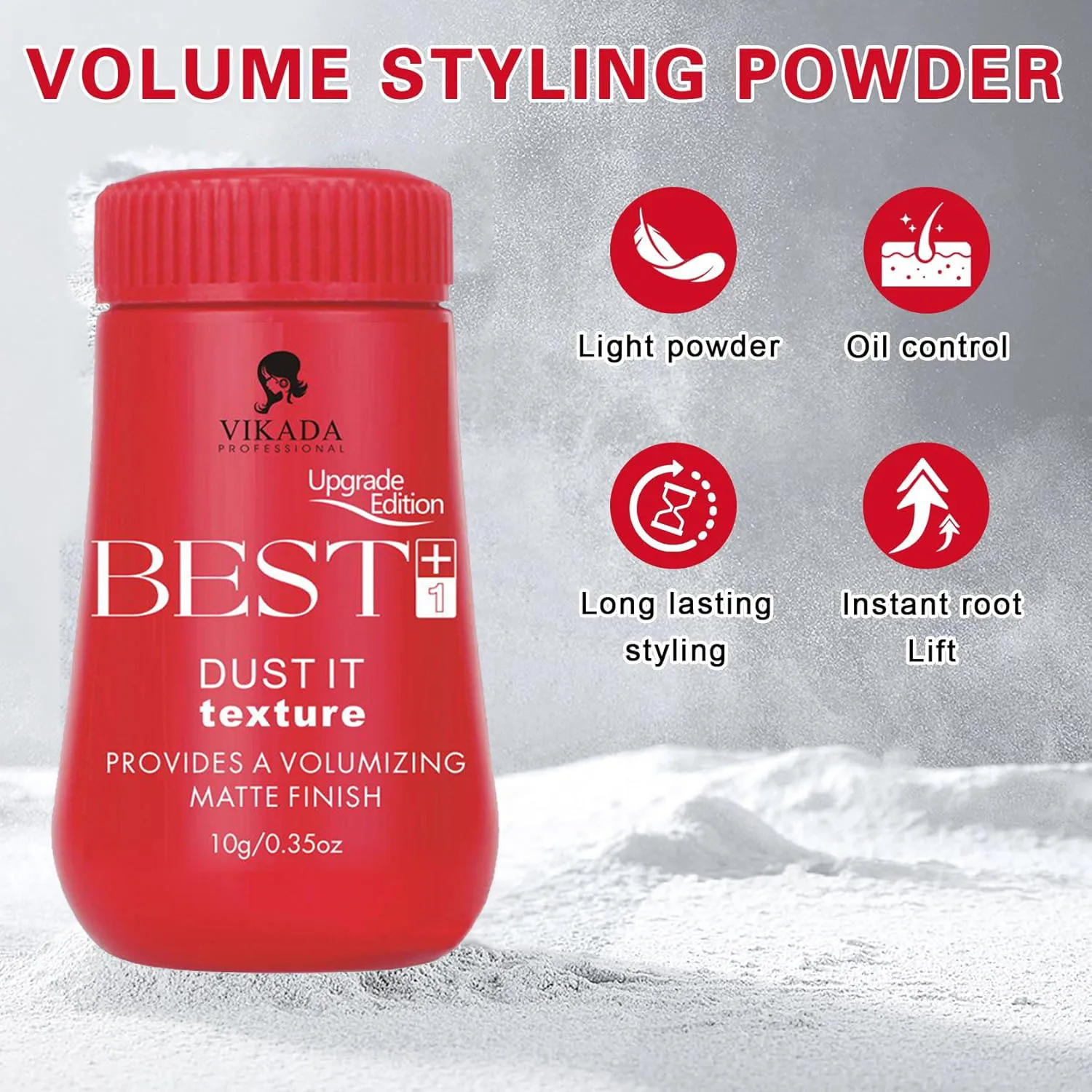Hair Mattifying Volumizing Texturizing Powder for Men Women Fluffy Hair Texture Volume Styling Powder Matte Finish Oil Control