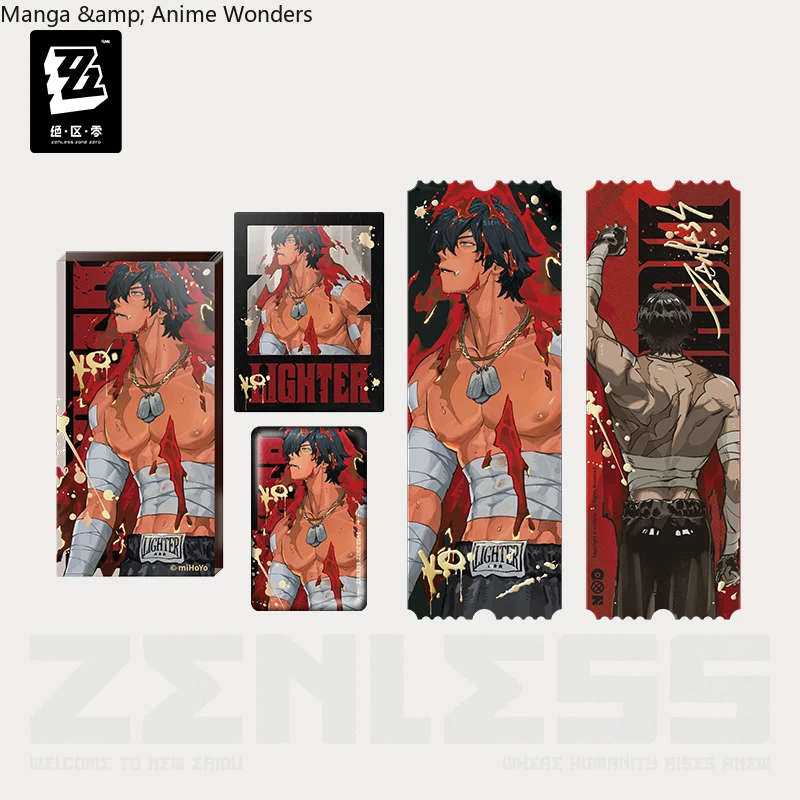 

Cosplay Presale Game Zenless Zone Zero Lighter Official MiHoYo TPYX Series Acrylic Stand Ornament Laser Tickets Badge Cosplay