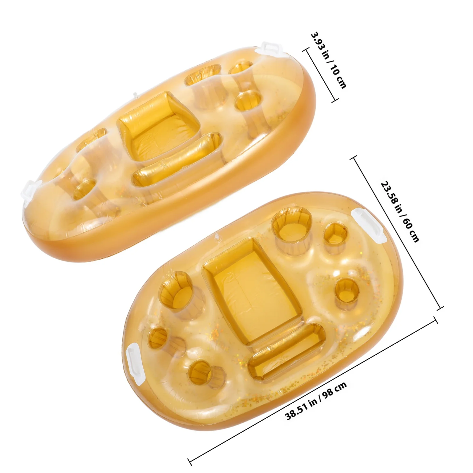 Portabevande galleggiante Sottobicchiere gonfiabile per piscina Design festivo Pratico e versatile Portabevande gonfiabile per vasca idromassaggio galleggiante