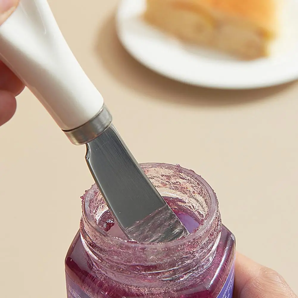 Colorful Kitchen Spreader Wide Smooth Cutter Apply Jam Evenly Spreader Colorful Macaron Handle Kitchen Tool for Cheese Butter Ja