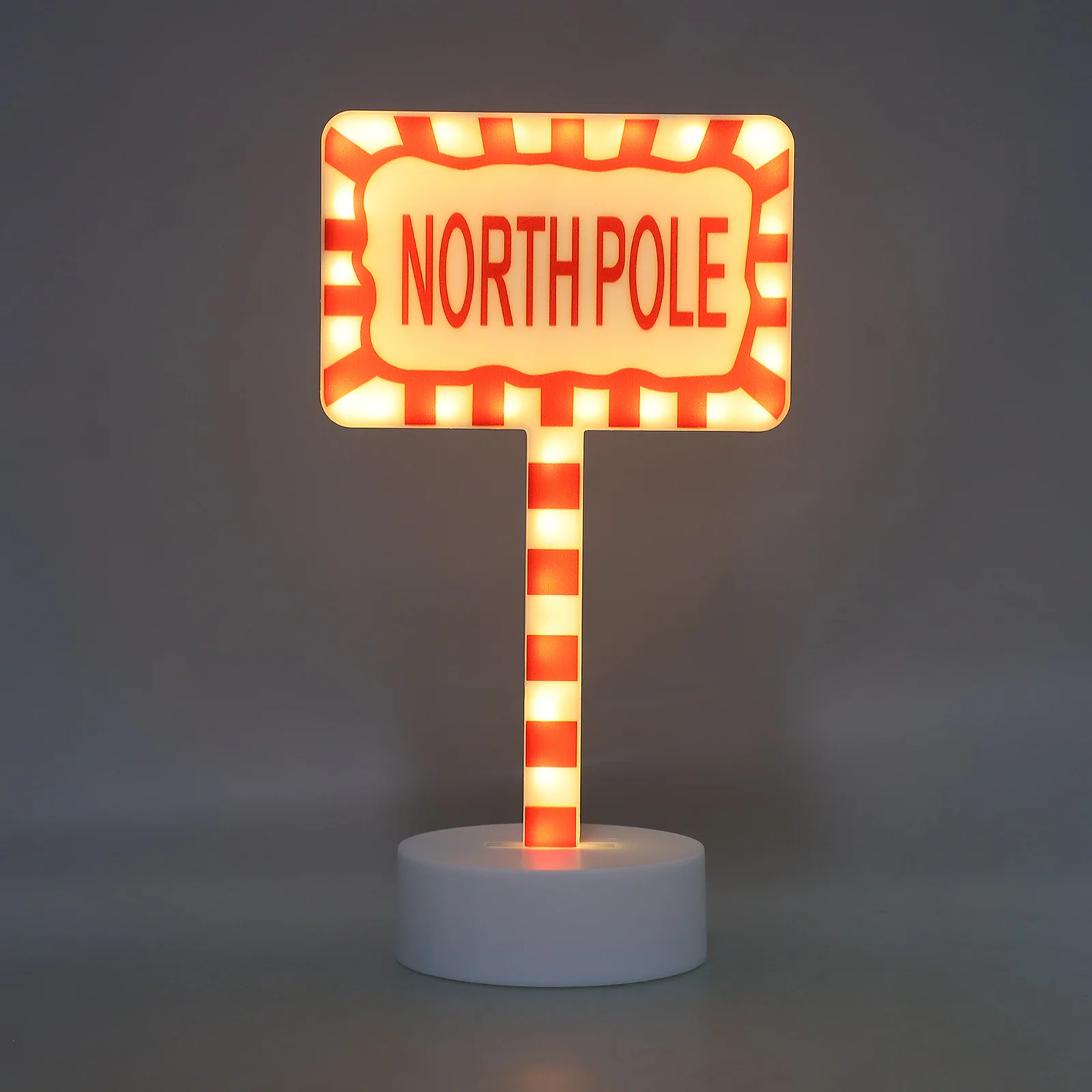 

LED Christmas Night Lamp Signpost Decorative Light for Festive Bedroom Party Present Night Lamp