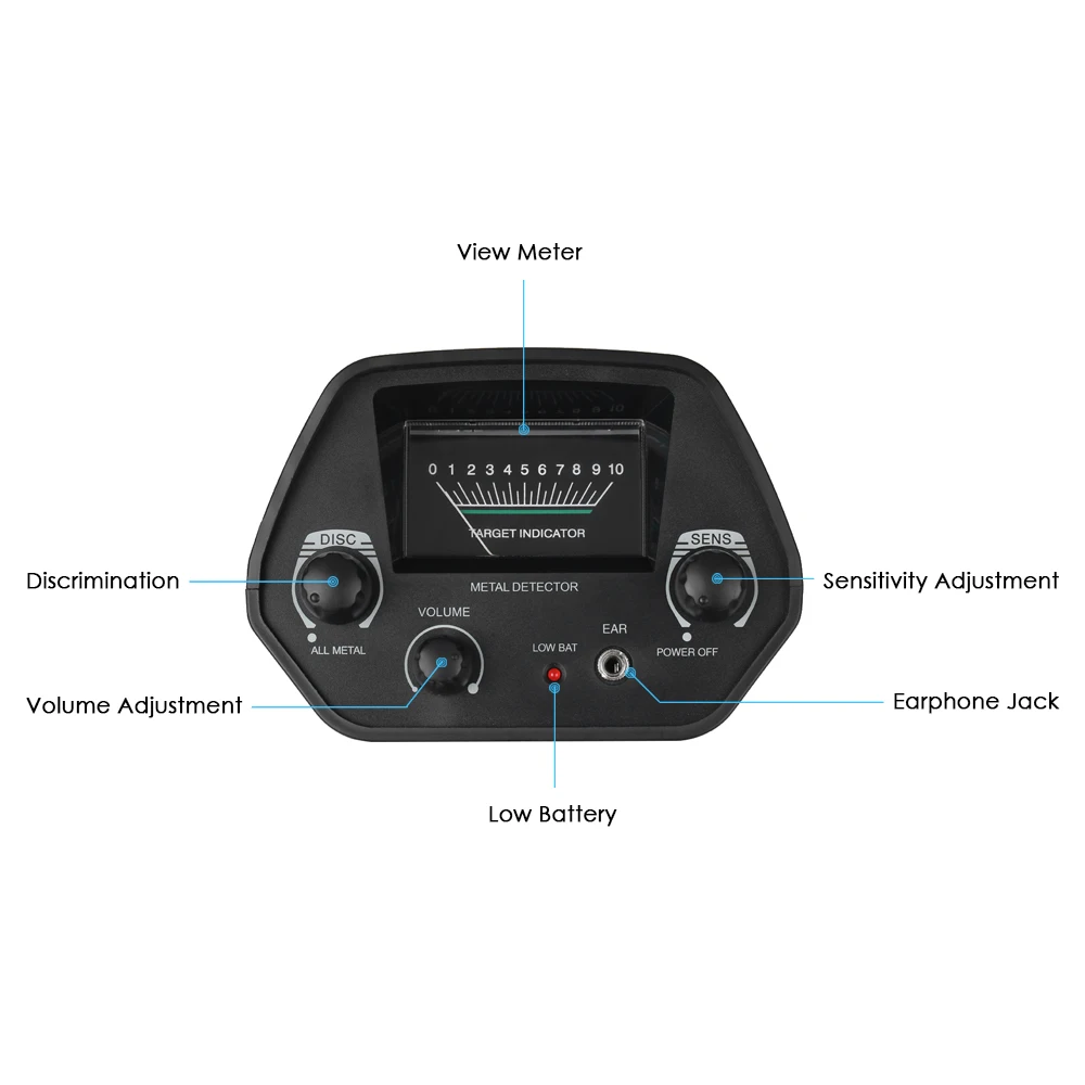 KKNOON MD4030 Children Underground Metal Detector Gold Detectors Treasure Hunter Tracker Seeker Metal Circuit Detector Finder