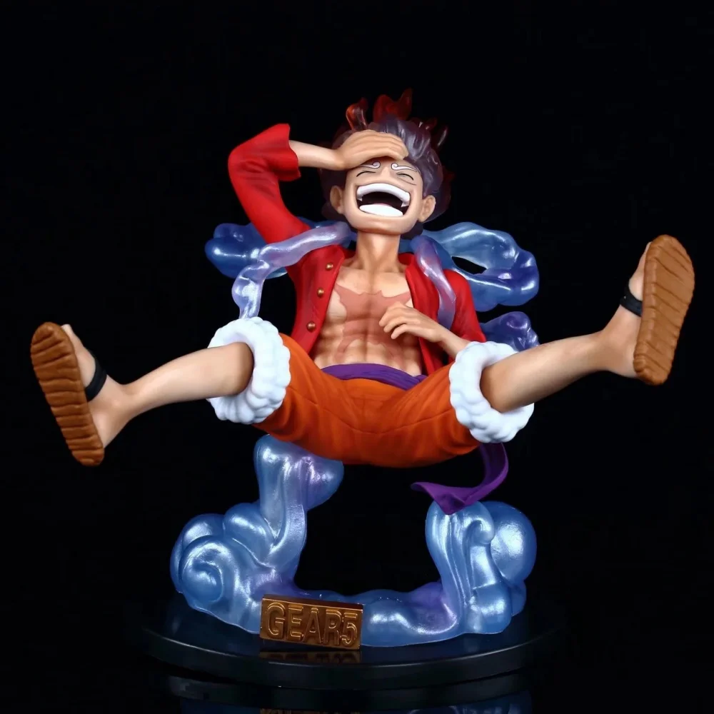 

Аниме One Piece: Фигурка Монки Д. Луффи (Бог Солнца Ника) с Фруктом Магического Зверя, Пятая Передача, ПВХ, коллекционная модель, игрушка, 17 см
