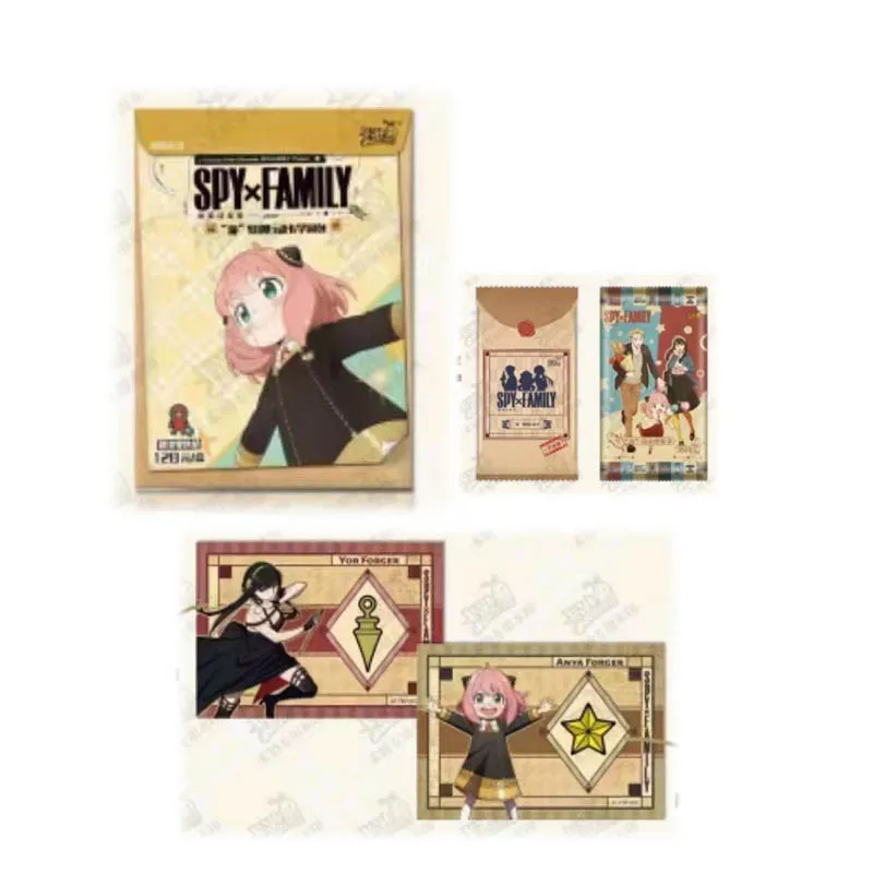 Kayou-cartas de colección de la familia Spy, juegos de mesa coleccionables para todas las cartas, juguetes para niños, cartas de Anime Acg