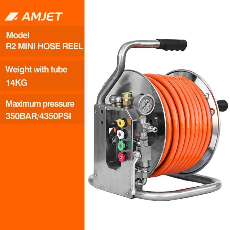 High-quality Sewer Jetter Hose Reel  Sewer Jetting Reel  Portable and Reliable with Multiple Hose Size