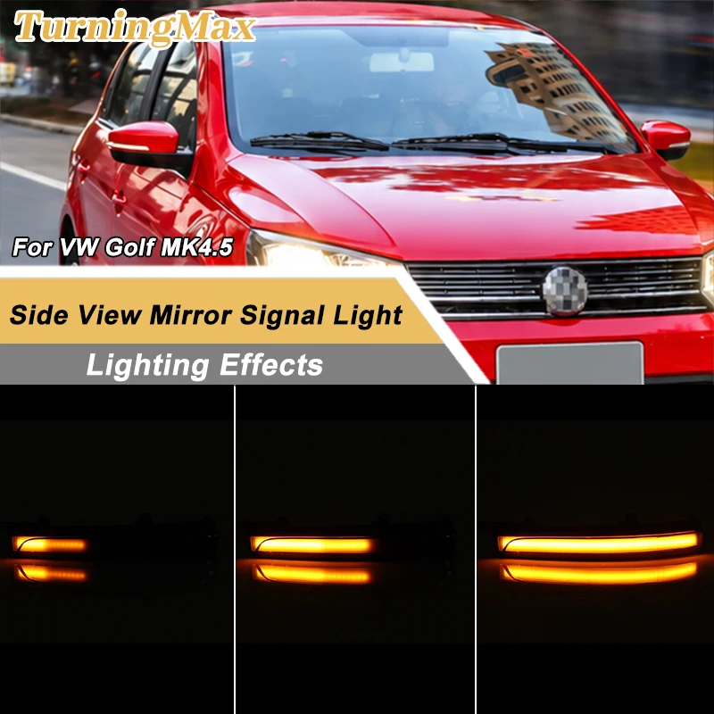LED Dynamic Turn Signal Light Side Mirror Sequence Indicator For VW Jetta Voyage Saveiro G6 G7 Gol Geracao 6/7/8 UP Spacefox