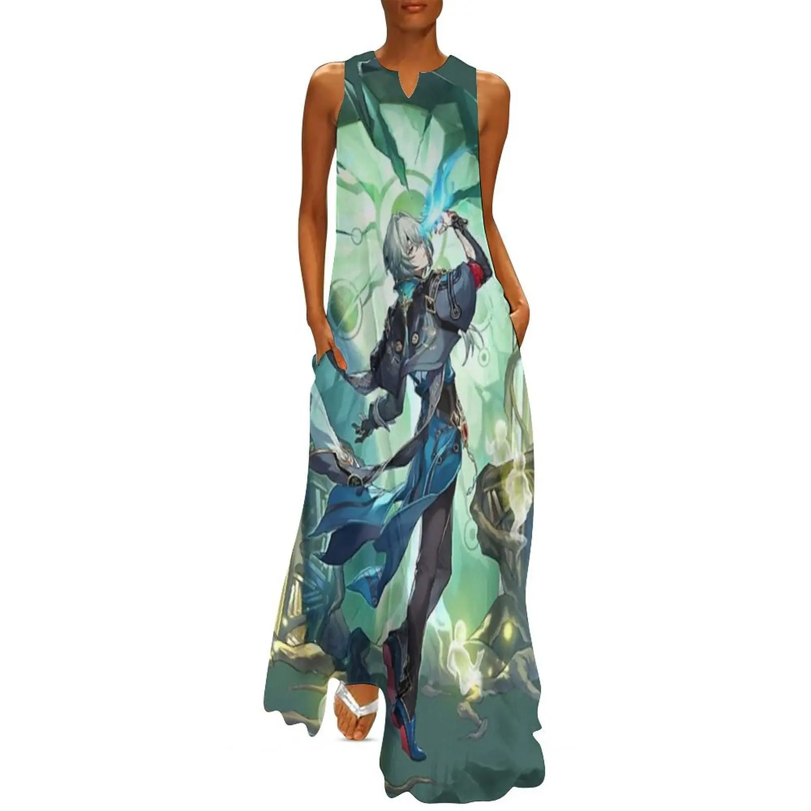 

Anaxa - Grove of Epiphany Long Dress Summer women's clothing luxury dresses women's evening dress 2025 Summer dresses for women