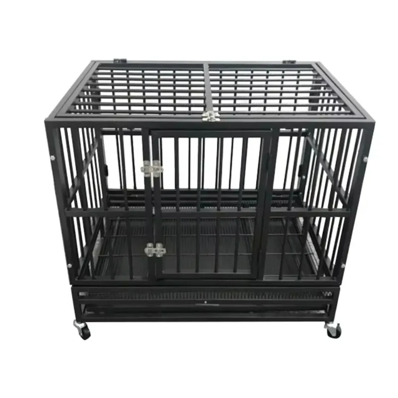 

2026 High Quality House Metal Folding Breeding Movable Large Dog Cage Heavy Duty Dog Cage