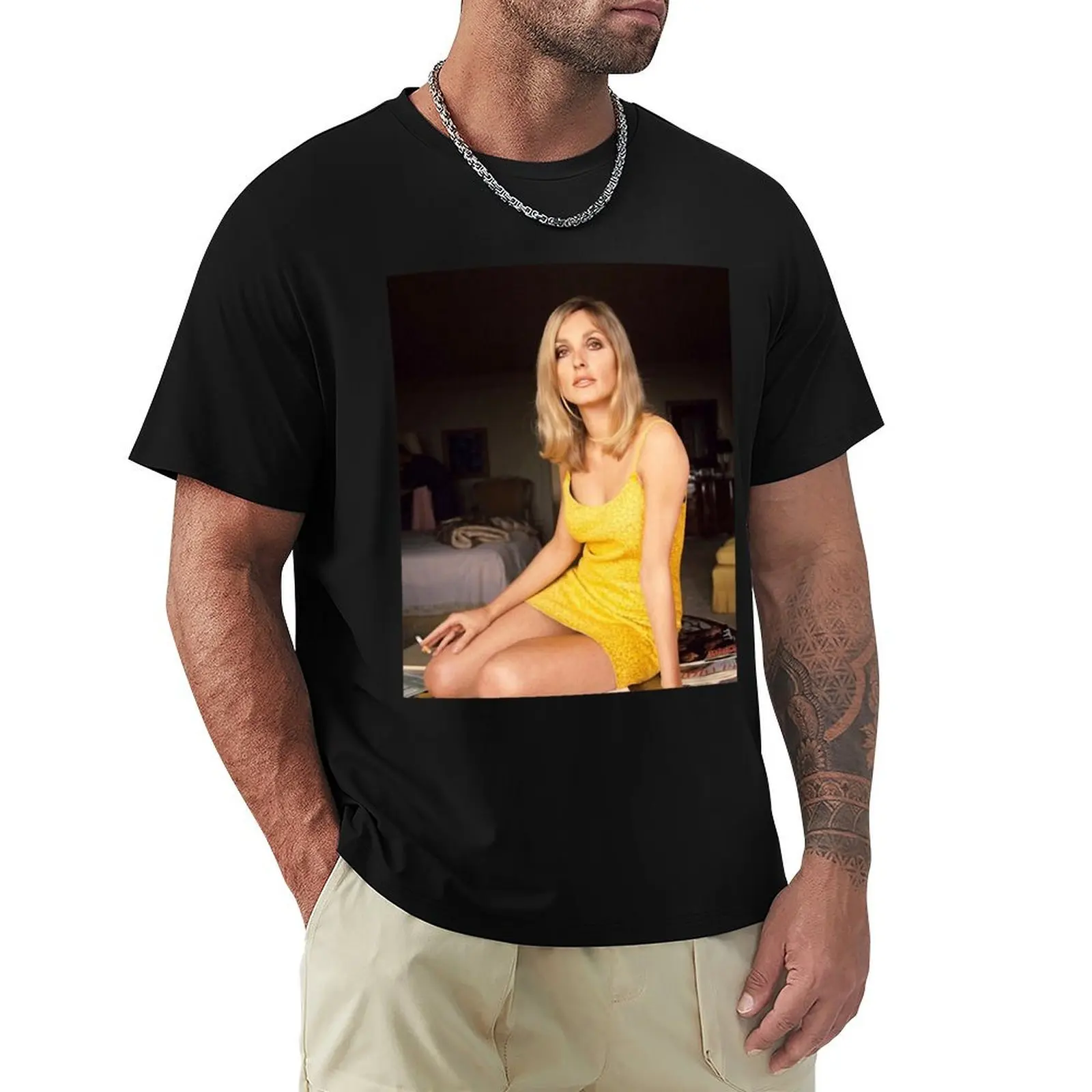 Camiseta Sharon Tate My Favorite People, camiseta esportiva básica de manga curta