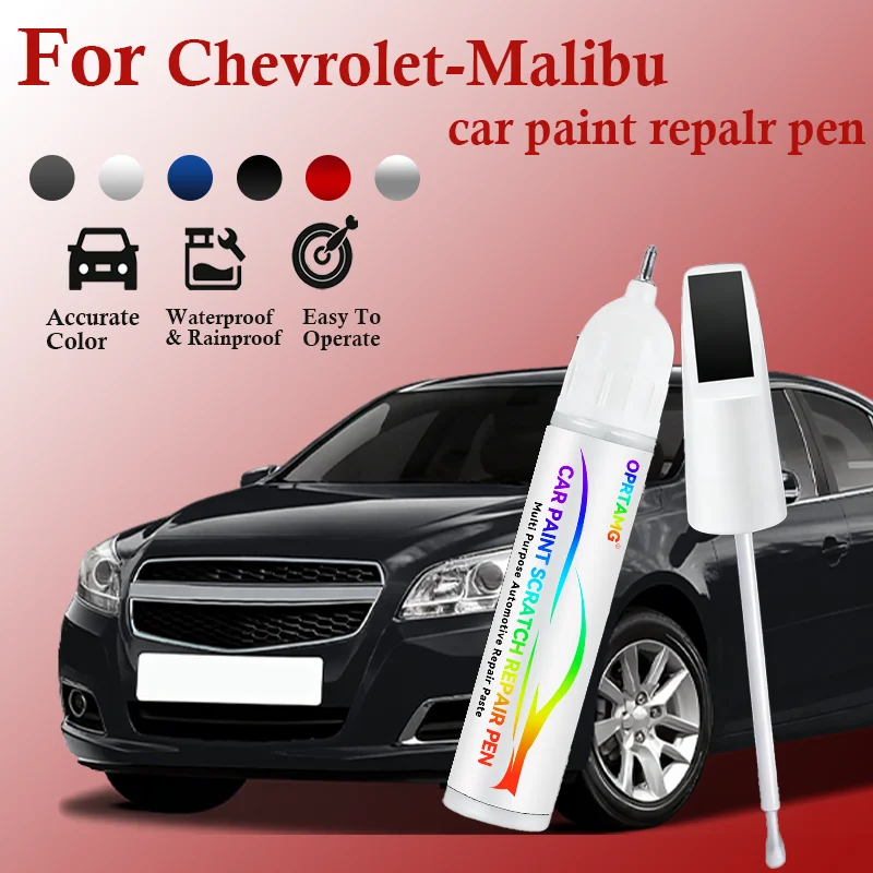 

Ручка-корректор для ремонта лакокрасочного покрытия Chevrolet Malibu 2015-2025, средство для удаления царапин, аксессуары для авто, DIY, черный, белый, синий цвета