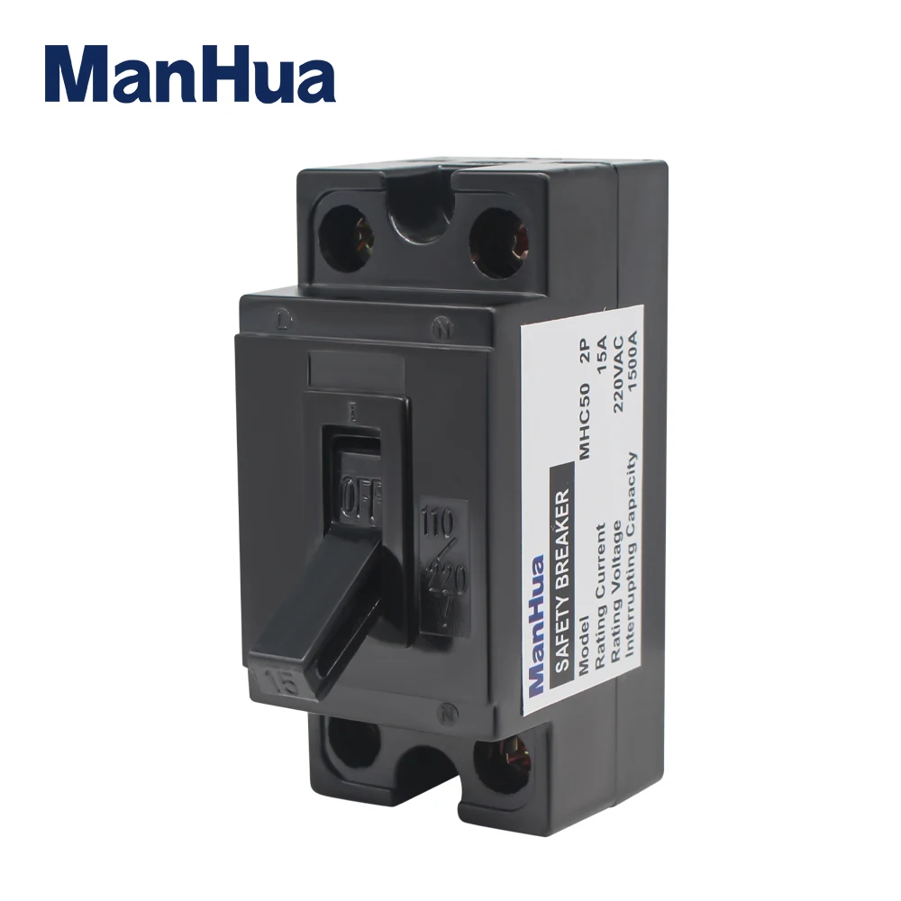 ManHua Safety Breaker MHC50 NT50 2P 16A 220VAC Air Switch Miniature Circuit Breaker