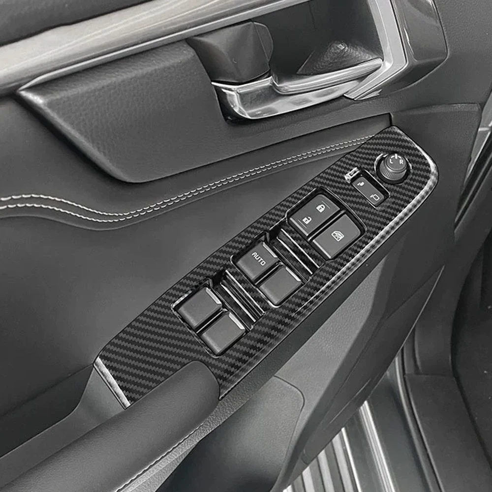 

Автомобильные аксессуары, панель управления для Windows, защита для Isuzu D-MAX Dmax 2021 2022 2023 2024, внутренняя кнопка поручня, накладка, автонаклейки