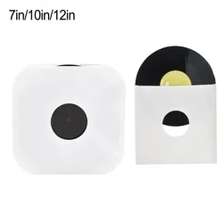 20pcs Outer Vinyl Record Sleeves Covers Adhesive Plastic Record Cover Adhesive Record Bag Record Envelope Mouth Outer Bag