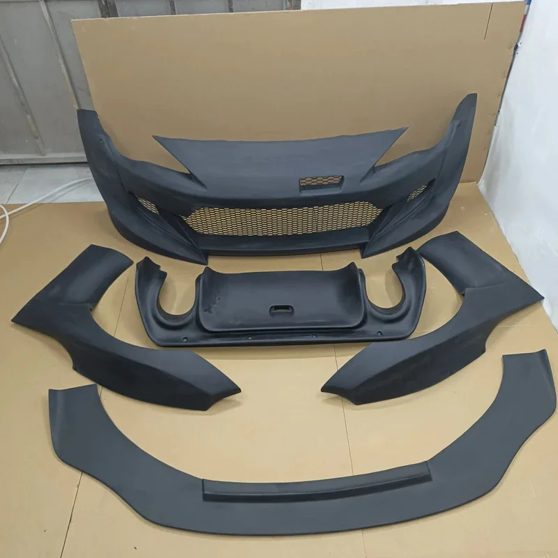 For GT86 BRZ Upgrd  Rocket Rbit Front Rear Bumper Fender Body Parts Kits Glass Fibre for  GT86