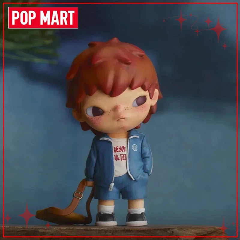 Oryginalne figurki POPMART Hirono CLOT Seria 8V Generacji - Modne prezenty, ozdoby dekoracyjne