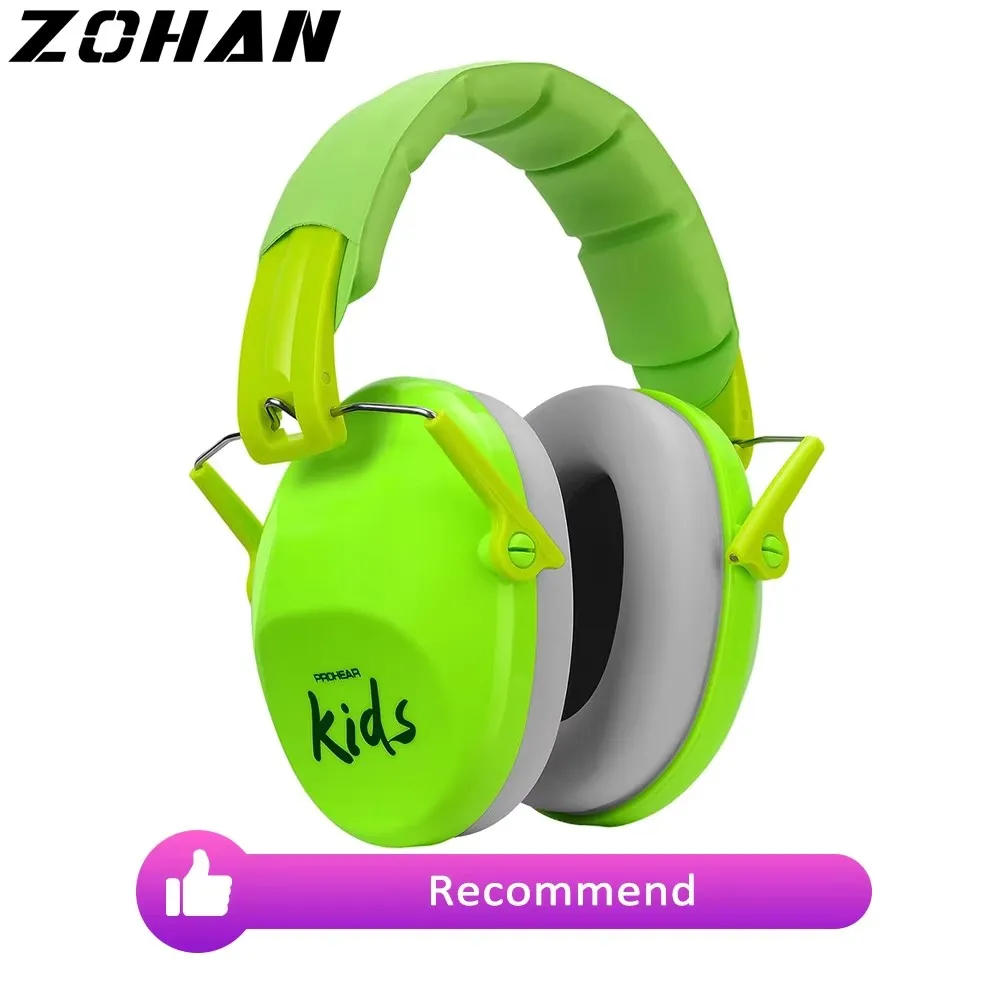 ZOHAN Çocuklar İşitme Koruma Earmuffs Bebek Kulak Savunucuları Gürültü Azaltma Kulaklık Otizm Çocuk Bebekler Için Okuma Uyku