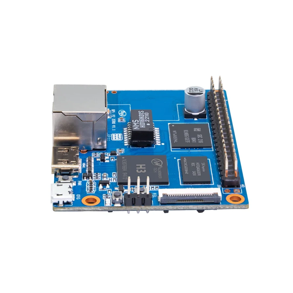 Banana Pi BPI-P2 Zero Allwinner H3 Quad-core Cortex-A7 512M DDR3 8G eMMC Support PoE Run OS Android Linux Single Board Computer