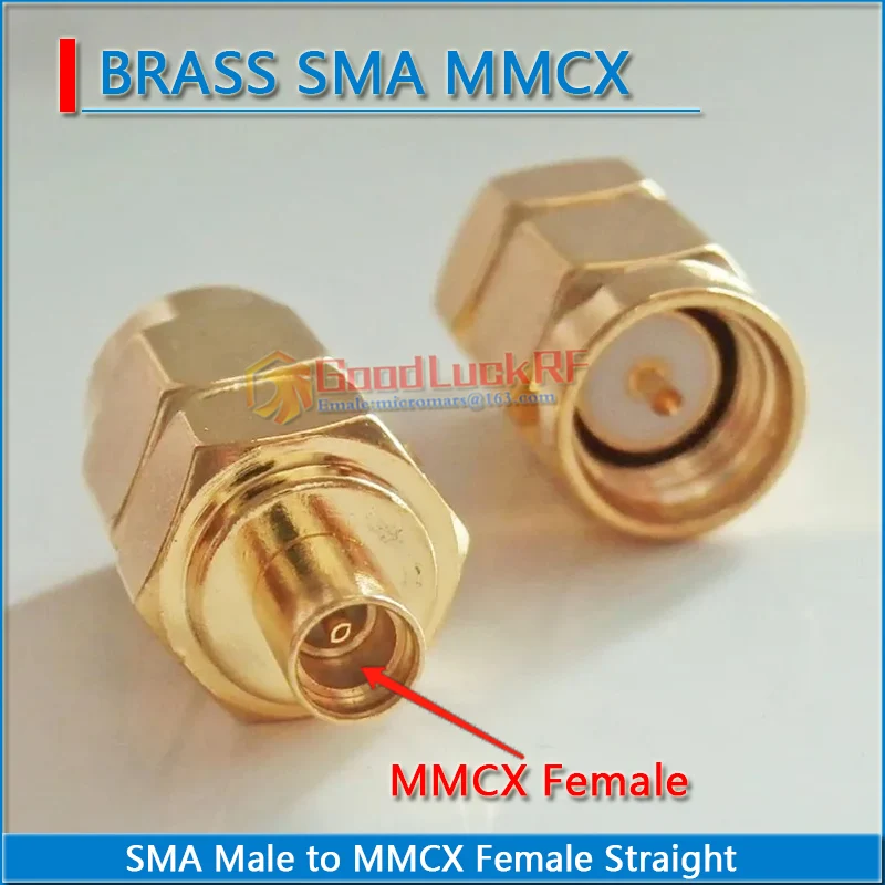 SMA Male to MMCX Female Plug Straight plug MMCX Male to SMA Female 50ohm MMCX Female to SMA Female GOLD RF Connector Adapters