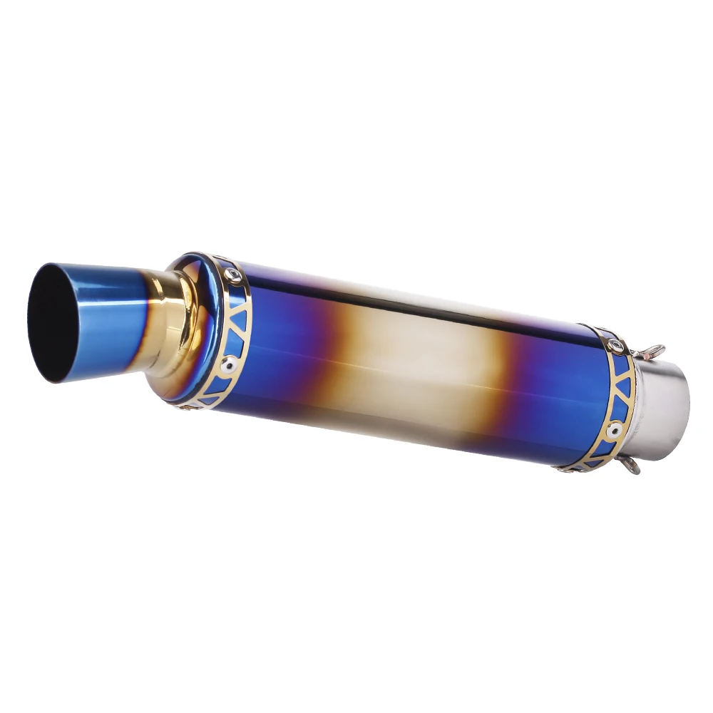 51MM Universal Stainless Steel Motorcycle Exhaust Muffler Pipe Racing Exhaust Profession Modify Accessories
