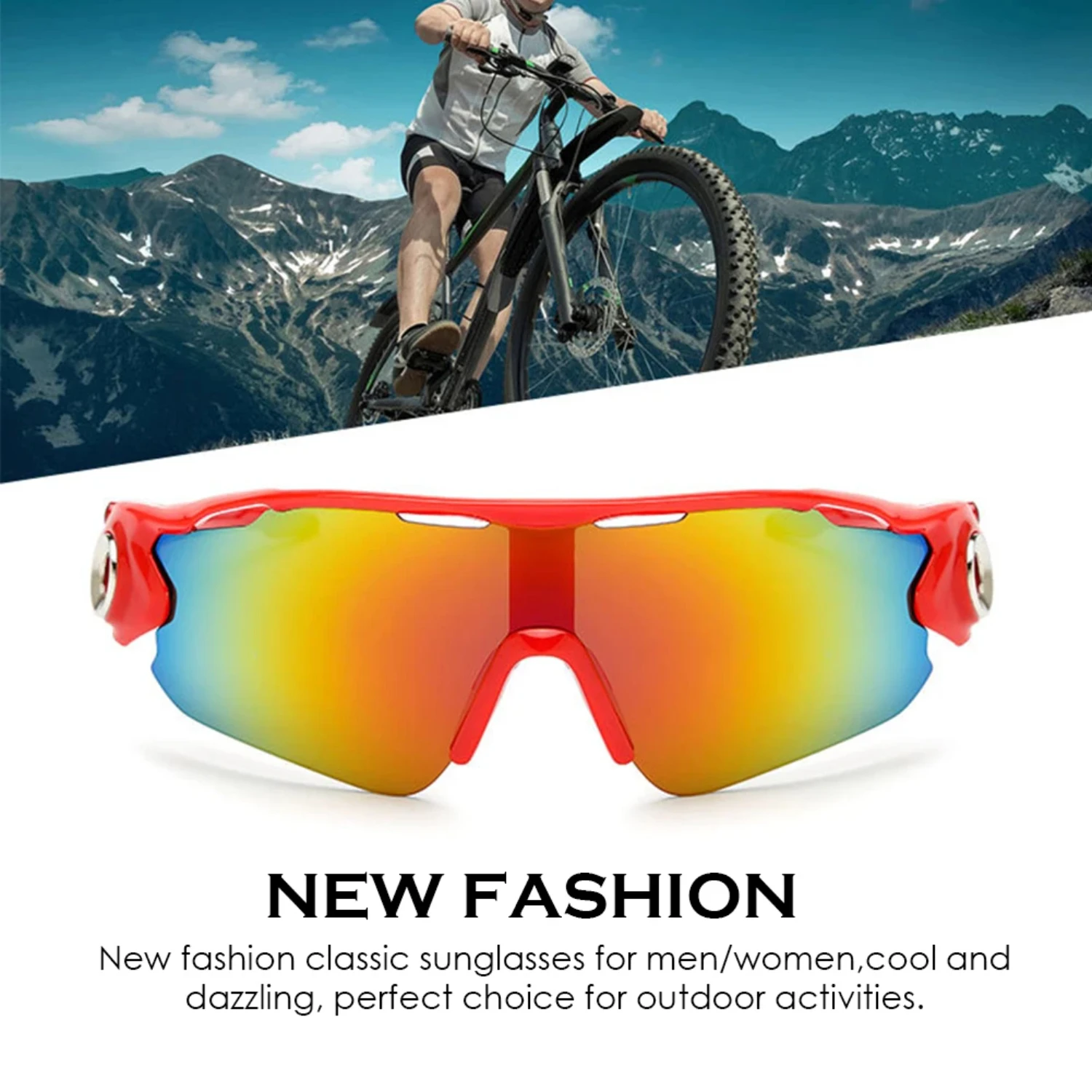 Large Square Frame Outdoor UV400 Cycling Sunglasses MTB Bike Shades Bicycle Sunglass Sport Running Bike Riding Sun Glasses Maap