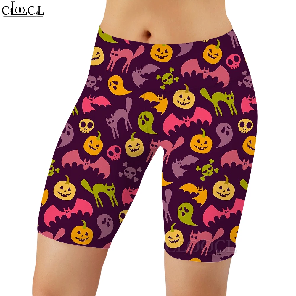 CLOOCL Sexy Mode Vrouwen Legging Halloween Heks Cartoon Print Casual Gym Workout Naadloze Legging Vrouwelijke Slanke Joggingbroek