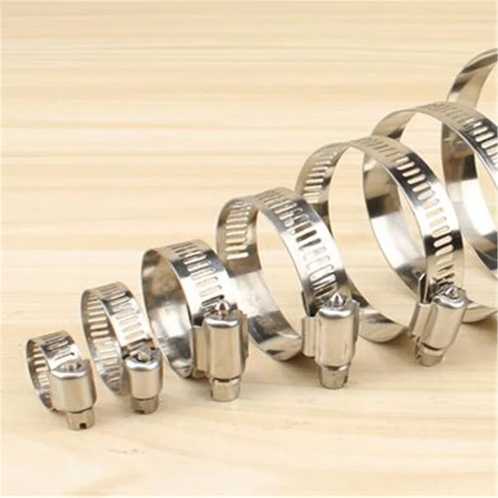 Morsetto Morsetto per tubo Scheda per tubo Cerchio in acciaio inossidabile 304 Anello di tenuta per cerchio stretto fisso forte Giunto per cerchio per tubo 16mm