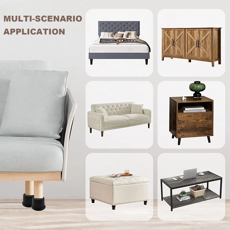 Elevadores de cama ajustables, elevadores de muebles de alta resistencia, sofá, mesa, sofá, elevador de piso, 2 uds.