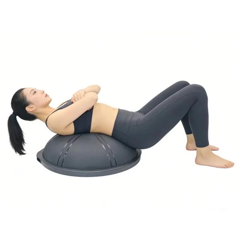 2026 Anti Slip Large Balance Half Ball Safe Anti Burst Structure Multifunctional For Home Fitness And Daily Exercise