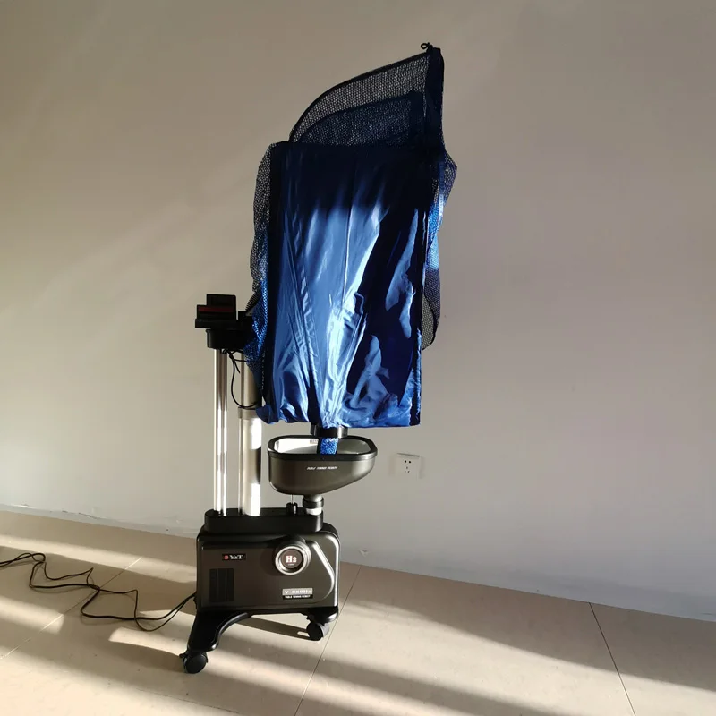 STLF Y&T V989-H2 آلة تقديم تنس الطاولة بينغبونغ روبوت التدريب التلقائي بالكامل شريك البرمجة الذاتية AI تنس الطاولة R