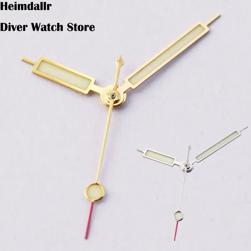

Watch Modify Parts Golden/Steel C3 Super Green Luminous Watch Hand Suitable For NH35/36 Movement