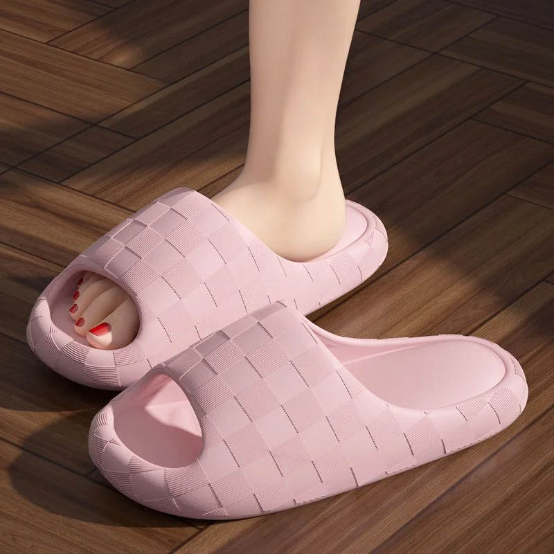 شبشب منزلي للحمام بمنصة سميكة من شاومى بيتيو ، صندل داخلي من إيفا بنعل ناعم للنساء ، قاع مسطح مانع للإنزلاق ، موضة رجالية