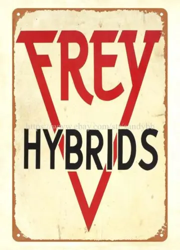 metal Decorative Collectibles wall decor Frey Hybrids metal tin sign sign